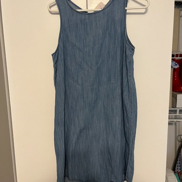 UNIVERSAL THREADS Denim Chambray Sleeveless Tank Dress SIZE Medium - Picture 3 of 4